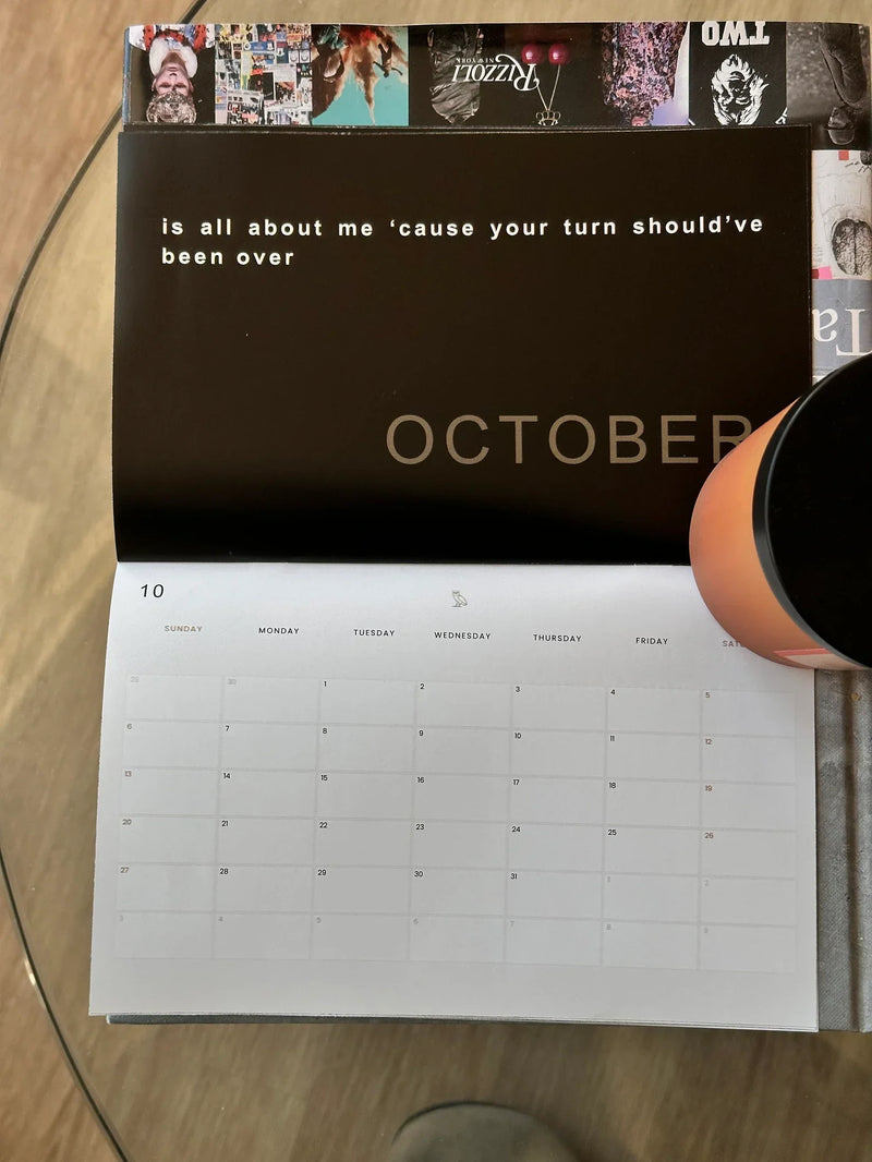 OVO DRAKE 2024 CALENDAR For All The Dogs shiptosailus