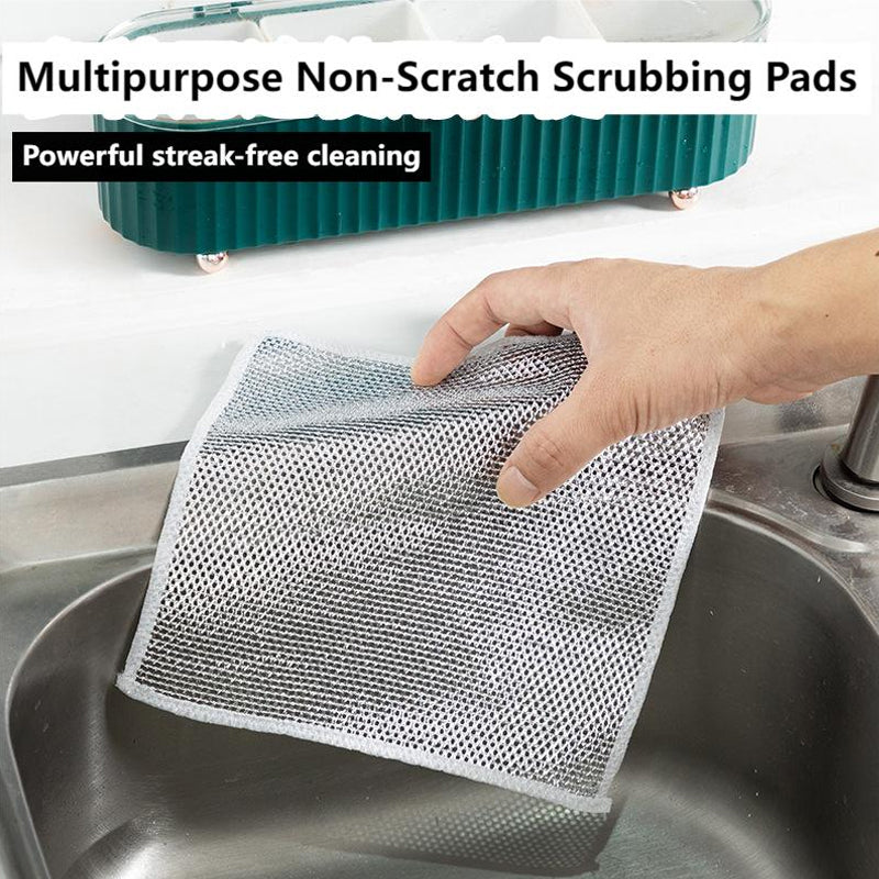 Wire Dishwashing Rags for Wet and Dry
