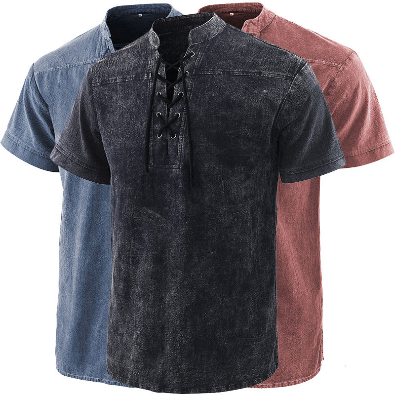Men Gothic Retro T Shirt