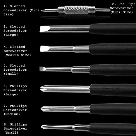 8 Screwdrivers in 1 Tool with Worklight and Flashlight