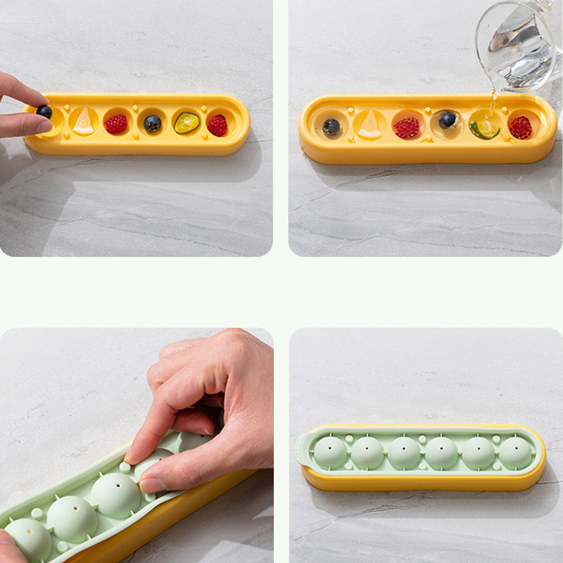 6 Balls Silicone Ice Mold